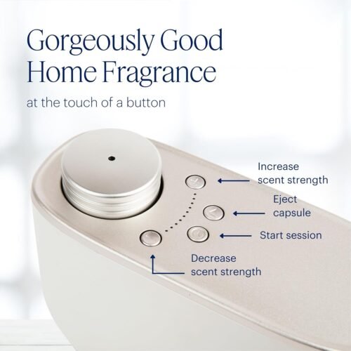 Aera Home Fragrance Electric Diffuser: Smart Home App Aroma Control, Essential Oil & Aromatherapy, Hypoallergenic Scent Technology, Safe for Family & Pets, White (Scent Capsules Sold Separately) - Image 9