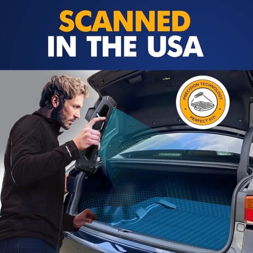 Premium Cargo Liner for Lexus is 250 is 300 is 350 is 500 2016-2024 - 100% Protection - Custom Fit Car Trunk Mat - All-Season Black Cargo Mat - 3D Shaped Laser Measured Trunk Liners - Image 3