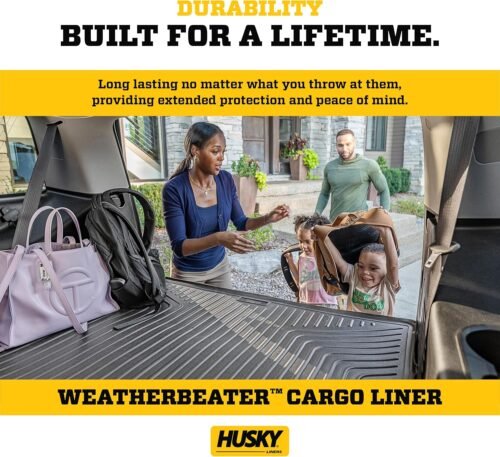 Husky Liners Weatherbeater Cargo Liner | Fits 2013-2021 Lexus LX570/Toyota L& Cruiser w/ 3rd Row | 1-pc Black - 25341 - Image 4