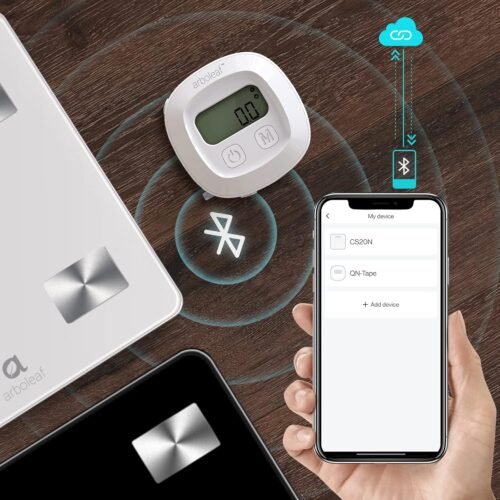 arboleaf Digital Body Tape Measure, 60in Body Measuring Tape, Bluetooth Measuring Tape for Body Measurements with App, Body Fat Measurement Device for Weight Loss, Locking, Retractable - Image 9