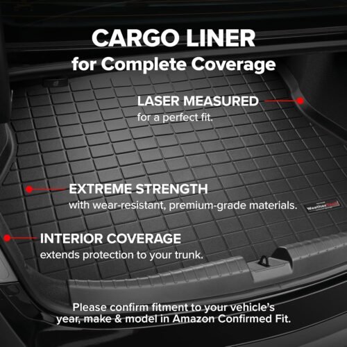 WeatherTech Cargo Trunk Liner for Lexus ES - Trunk (40579) Black - Image 4