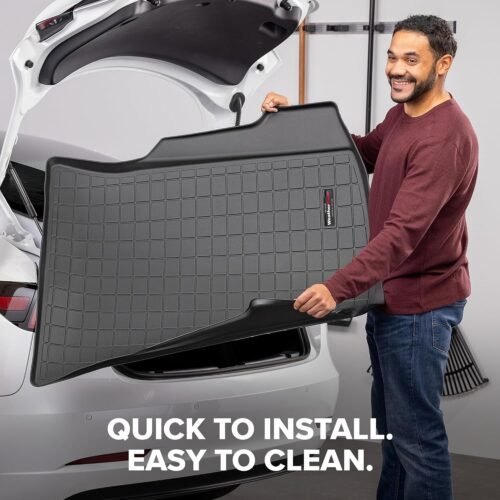 WeatherTech Cargo Trunk Liner for Lexus ES - Trunk (40579) Black - Image 8