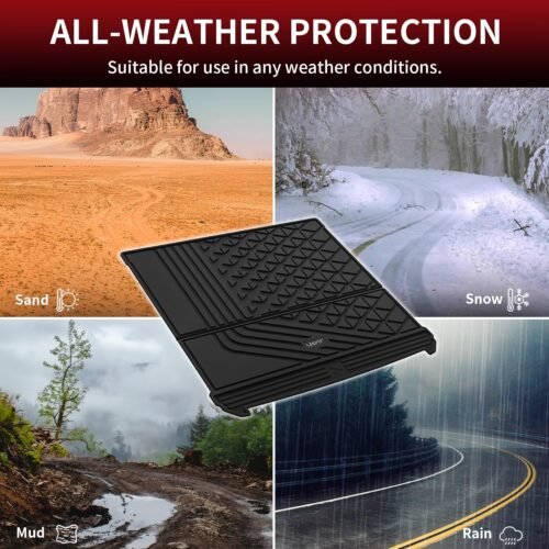 LASFIT Cargo Liner Fit for 2022-2024 2025 2026 BMW IX xDrive45 xDrive50 xDrive60 M60 M70, All Weather Protection TPE Car Trunk Mat for BMW IX Accessories, Odorless Anti-Slip, Black - Image 6