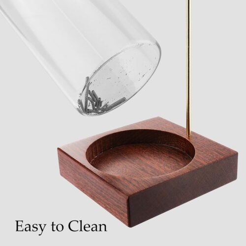 Incense Holder,Wooden Incense Holder for Sticks with 20 Incense Sticks, Anti-ash Incense Burner with Glass Ash Catcher for Meditation Yoga Spa Gift Home Decor - Image 7