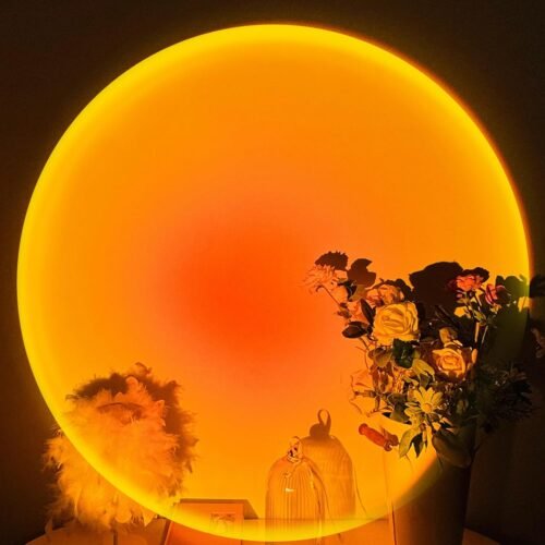 Sunset Lamp Projector,180 Degree Rotation Sun Projection Light Led Night Light Floor Lamp with USB Port,Sunset Lamps for Photography Party Bedroom Decor,Christmas Gifts for Women - Image 3