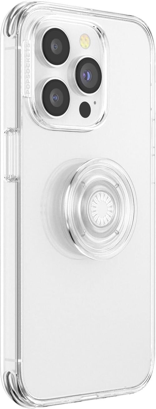 PopSockets Phone Grip with Expanding Kickstand, Adhesive Grip - Clear - Image 4