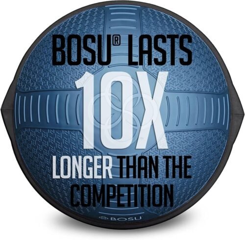 BOSU NexGen 25IN Home Fitness Exercise Gym Strength Flexibility Balance Trainer with Rubberized Non Skid Surface and Hand Air Pump - Image 3