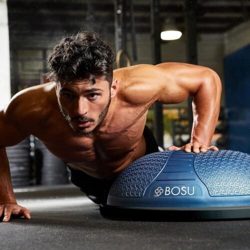 BOSU NexGen 25IN Home Fitness Exercise Gym Strength Flexibility Balance Trainer with Rubberized Non Skid Surface and Hand Air Pump - Image 6