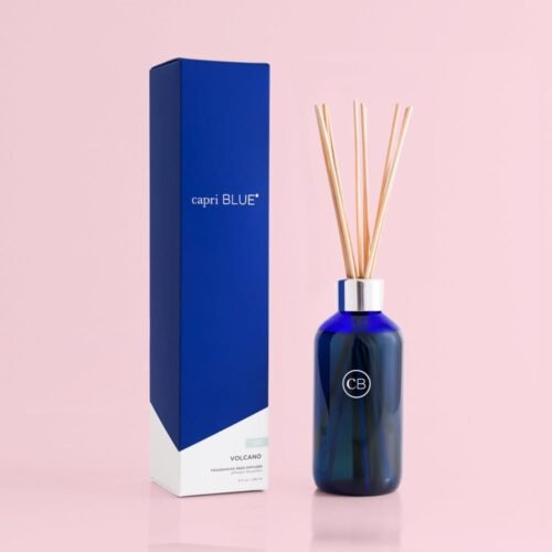 Capri Blue Volcano Reed Diffuser Set - Includes Reed Diffuser Sticks, Fragrance Oil, and Glass Bottle - Luxury Scented Room Fresheners - Cobalt Blue (8 fl oz) - Image 5