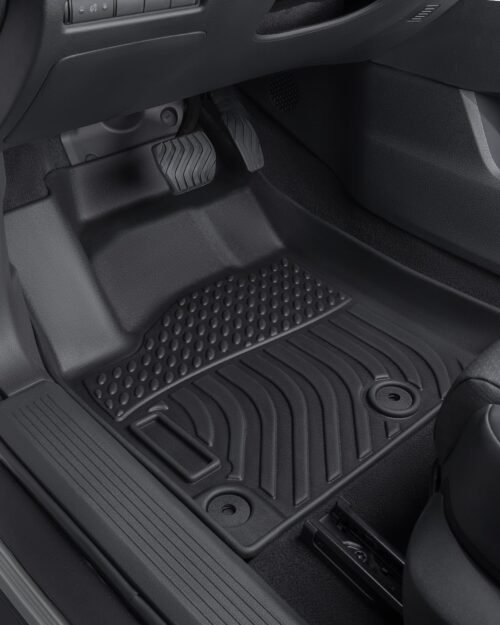 Floor Mats Custom-Fit for Nissan Rogue 2021-2026 | All-Weather Car TPE Mat Set | Front Rear Floor Liners | Automotive Interior Accessories for Protection Not for Sport Models - Image 4