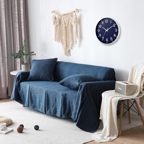 HZDHCLH Navy Blue Wall Clocks Battery Operated,12 inch Silent Non Ticking Modern Wall Clock for Living Room Bedroom Kitchen Office Classroom Decor - Image 8