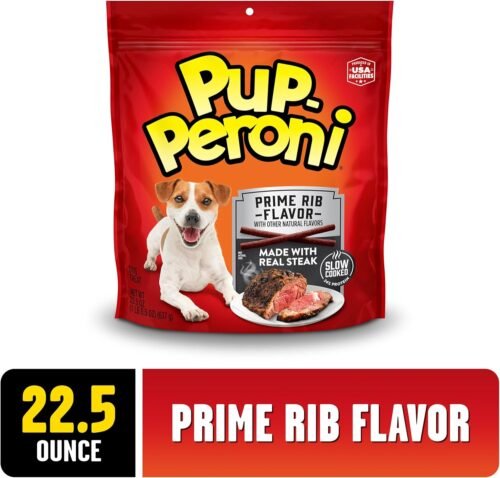Pup-Peroni Dog Treats, Prime Rib Flavor, 22.5 Ounce, Made with Real Steak - Image 3