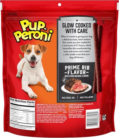 Pup-Peroni Dog Treats, Prime Rib Flavor, 22.5 Ounce, Made with Real Steak - Image 4
