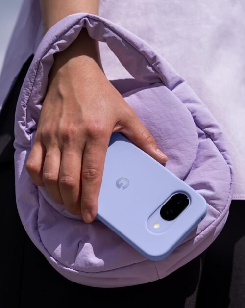 Google Pixel 9a Case - Durable Protection - Stain-Resistant Silicone - Android Phone Case - Iris - Image 3