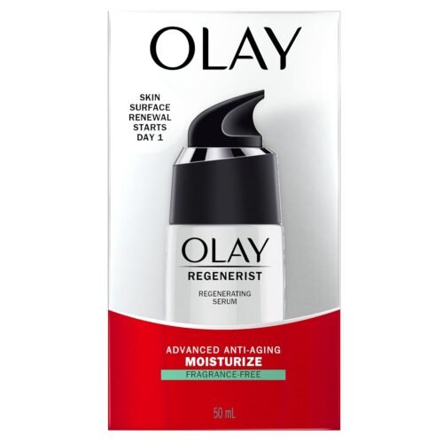 Olay Serum, Regenerist Light Gel Face Moisturizer, Fragrance-Free - Anti-Aging, Anti-Wrinkle, Hydrating, Firming, Smoothening, Improves Fine Lines and Elasticity - Amino Peptide Complex, 1.7 oz - Image 3
