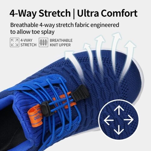 HSQ Boys Girls Tennis Shoes Kids Breathable Sneakers Ultra-Light Athletic Running Shoes for Toddler/Little Kid/Big Kid - Image 3