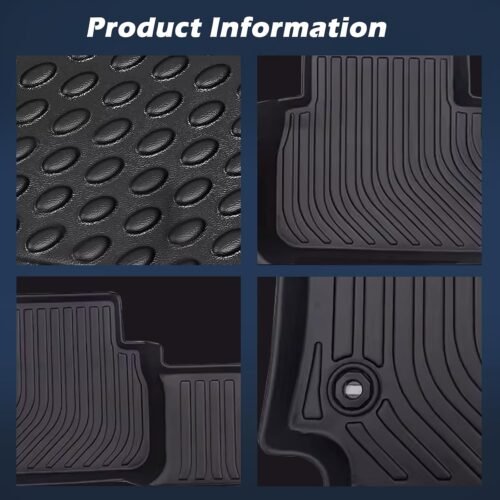 Floor Mats for 2013-2018 Toyota RAV4,All-Weather TPE Rubber Car Floor Mats Waterproof Odorless Anti-Slip 1st & 2nd Row Black (2013-2018 RAV4) - Image 4