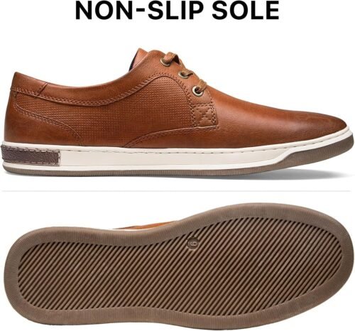 Jousen Men's Fashion Sneakers Classic Retro Casual Shoes for Men Breathable Business Dress Sneaker - Image 3