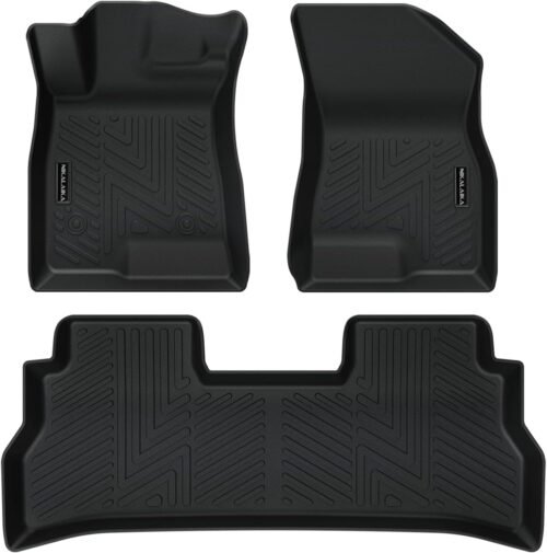 Floor Mats for 2024 2025 2026 Chevrolet/Chevy Trax All Weather Protection TPE Rubber Floor Liners for Chevy Trax 2024 Accessories, Odorless Anti-Slip, 1st & 2nd Row, Black - Image 3