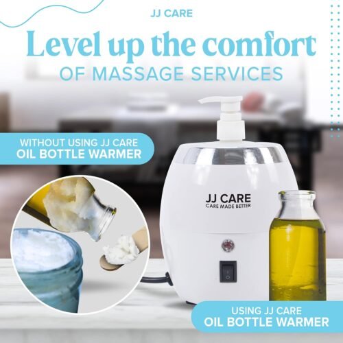 JJ CARE Lotion Warmer and Massage Oil Warmer Includes 300ml Pump Bottle, Electric Lotion Warmer Dispenser Heated, Cream & Lube Warmer Dispenser for Home, Spa, Beauty Salon & Barber Shops - Image 3