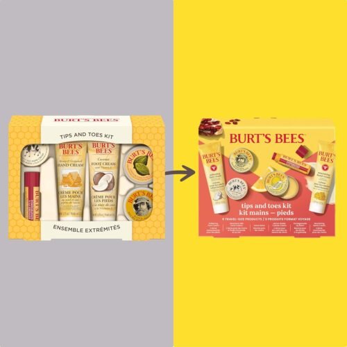 Burt's Bees Back to School Gift Ideas, Tips and Toes Kit, 6 Travel Size Products - Pomegranate Moisturizing Lip Balm, 2 Hand Creams, Foot Cream, Cuticle Cream, and Hand Salve - Image 4