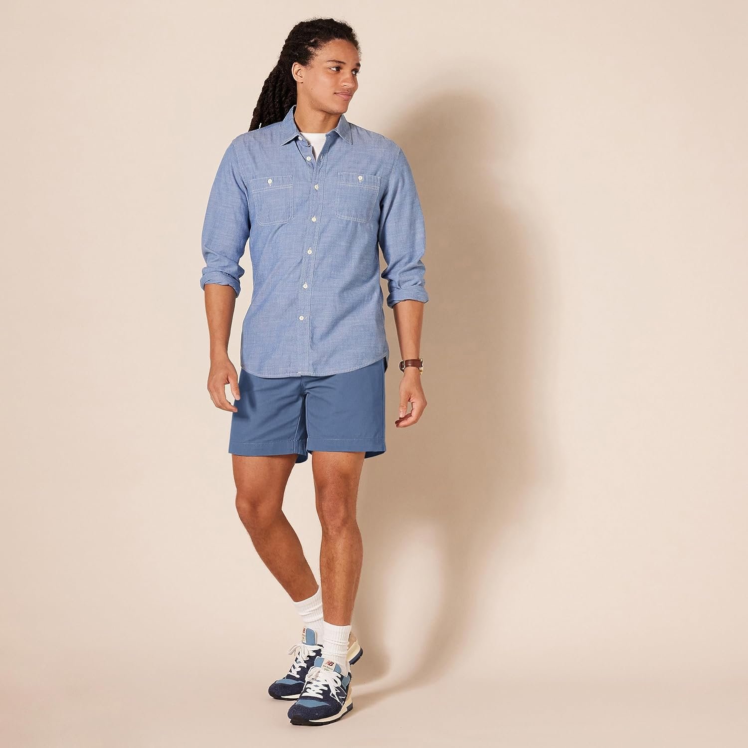 Amazon Essentials Men's Classic-Fit 7" Chino Shorts - Image 5