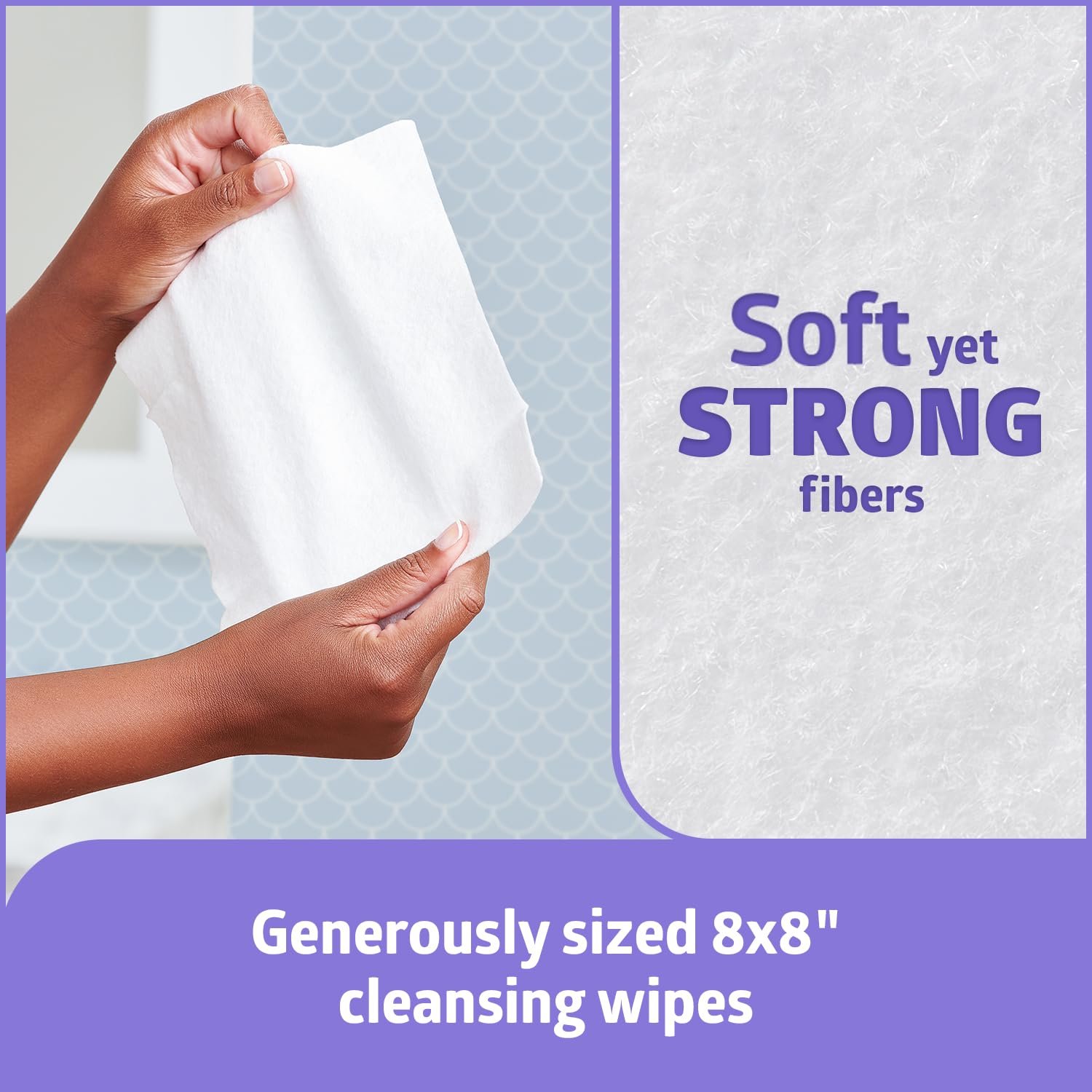 Medline Readybath Body Wipes, Shower and Bath for Adults, No Rinse Disposable Washcloths, Extra Thick, Hypoallergenic, Alcohol-Free, Aloe-Infused, Unscented, 240 Count (30 Packs), 8x8 Inch - Image 6