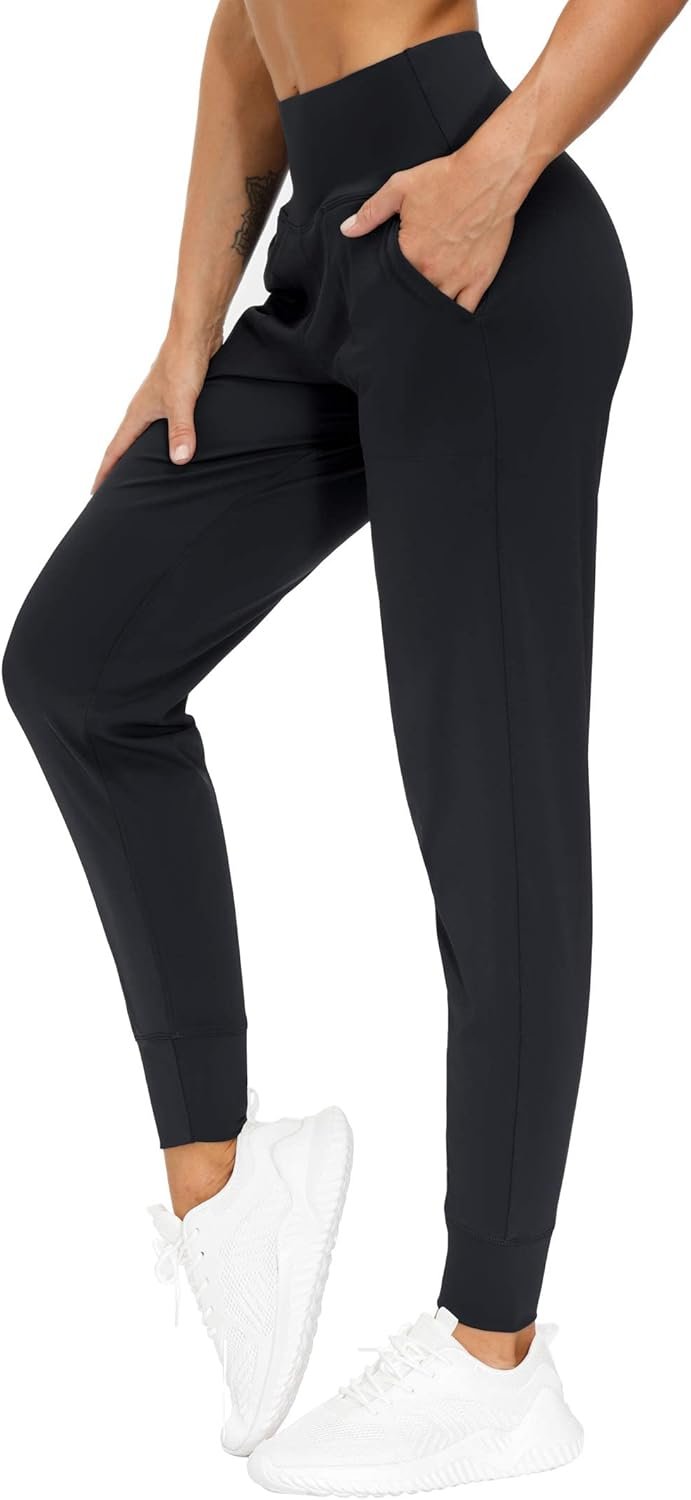 THE GYM PEOPLE Women's Joggers Pants Lightweight Athletic Leggings Tapered Lounge Pants for Workout, Yoga, Running - Image 2