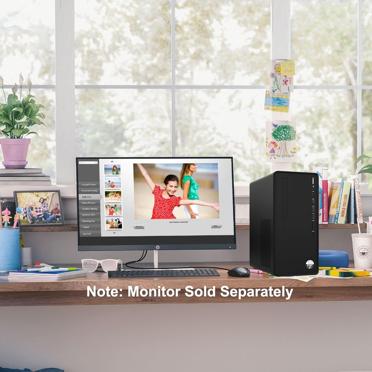 HP Pavilion Tower Desktop Computer, Intel 8-Core i7-10700F up to 4.8GHz, 32GB DDR4 RAM, 1TB PCIe SSD, GeForce GT 610 2GB, WiFi 6, Bluetooth, RJ-45, Type-C, KB & Mouse, Black, Windows 11 Pro, Tichang - Image 7