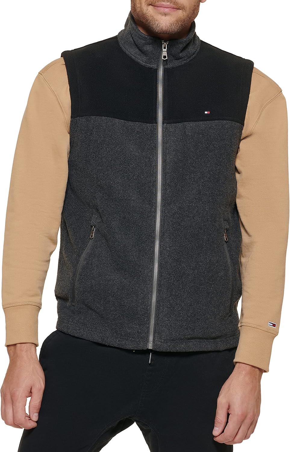 Tommy Hilfiger Men's Lightweight Polar Fleece Vest - Image 4