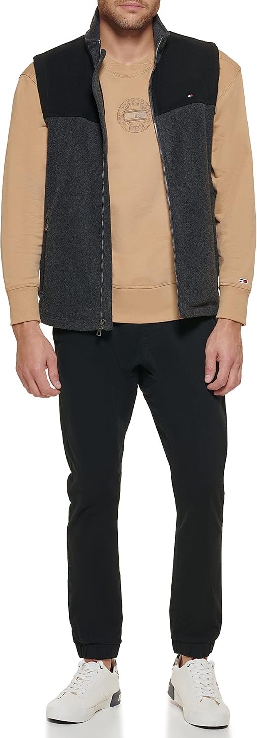 Tommy Hilfiger Men's Lightweight Polar Fleece Vest - Image 5