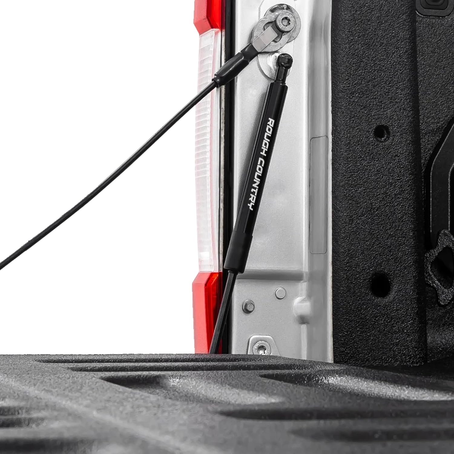 Rough Country Tailgate Assist for Ford F-150/F-250/F-350 Super Duty Truck 2WD/4WD (2015-2025) - Smooth, Safe & Controlled Tailgate Lowering - Image 3