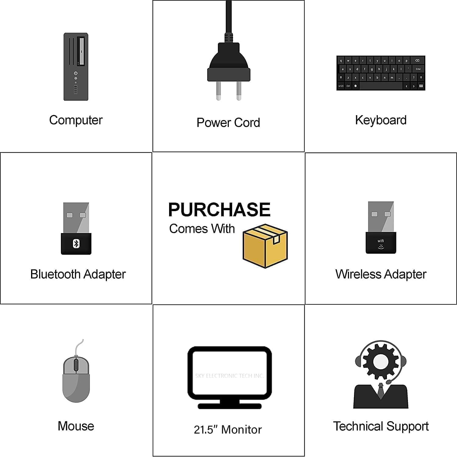 HP ProDesk 600 G3 SFF Desktop Computer with 21.5" FHD Monitor, Intel Quad Core i5-6500, 16GB DDR4, 256GB SSD, DisplayPort, Keyboard & Mouse, WiFi, BT, Windows 11 Pro (Renewed), Black - Image 3