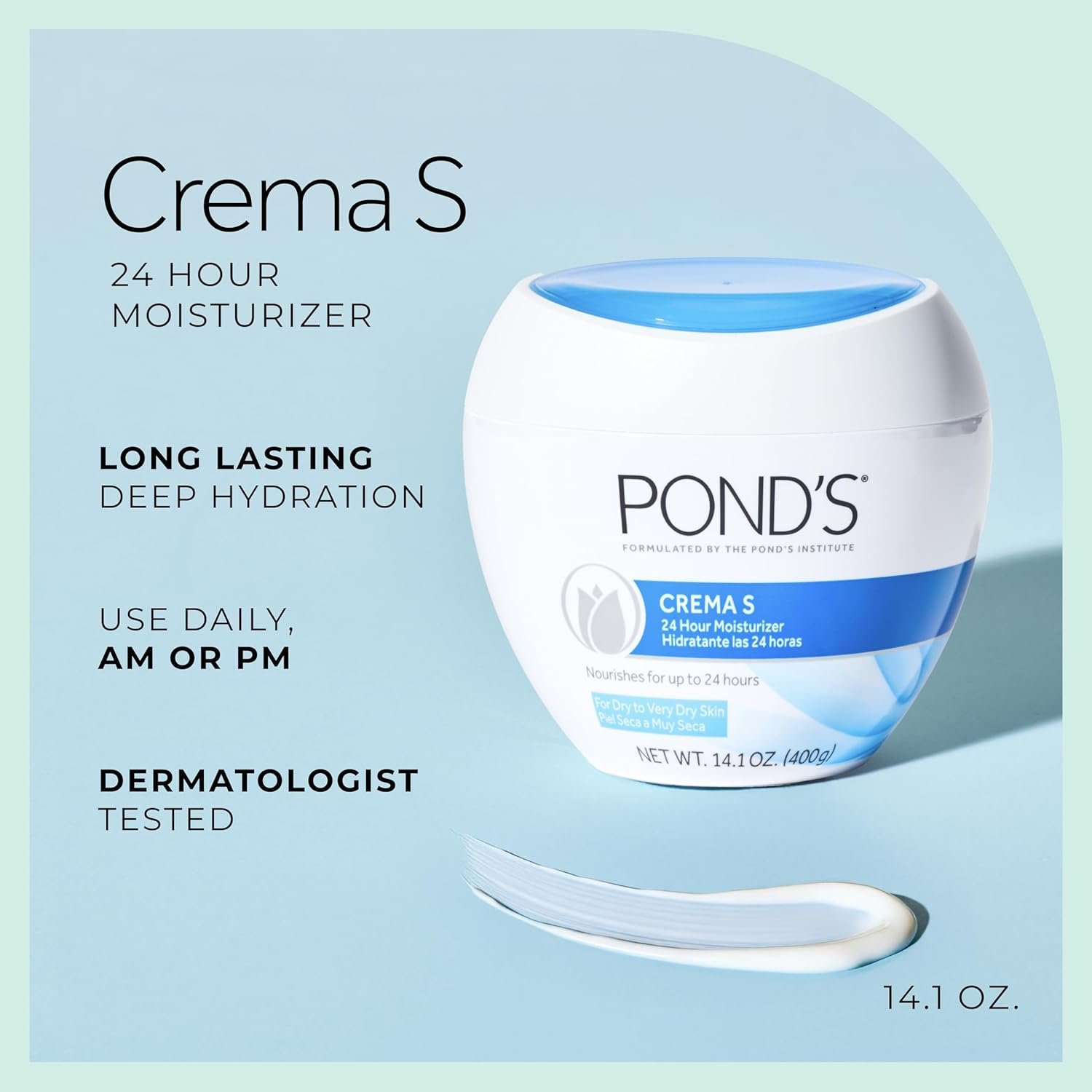 POND'S Nourishing Moisturizing Cream, Crema S 14.1 oz - Image 3