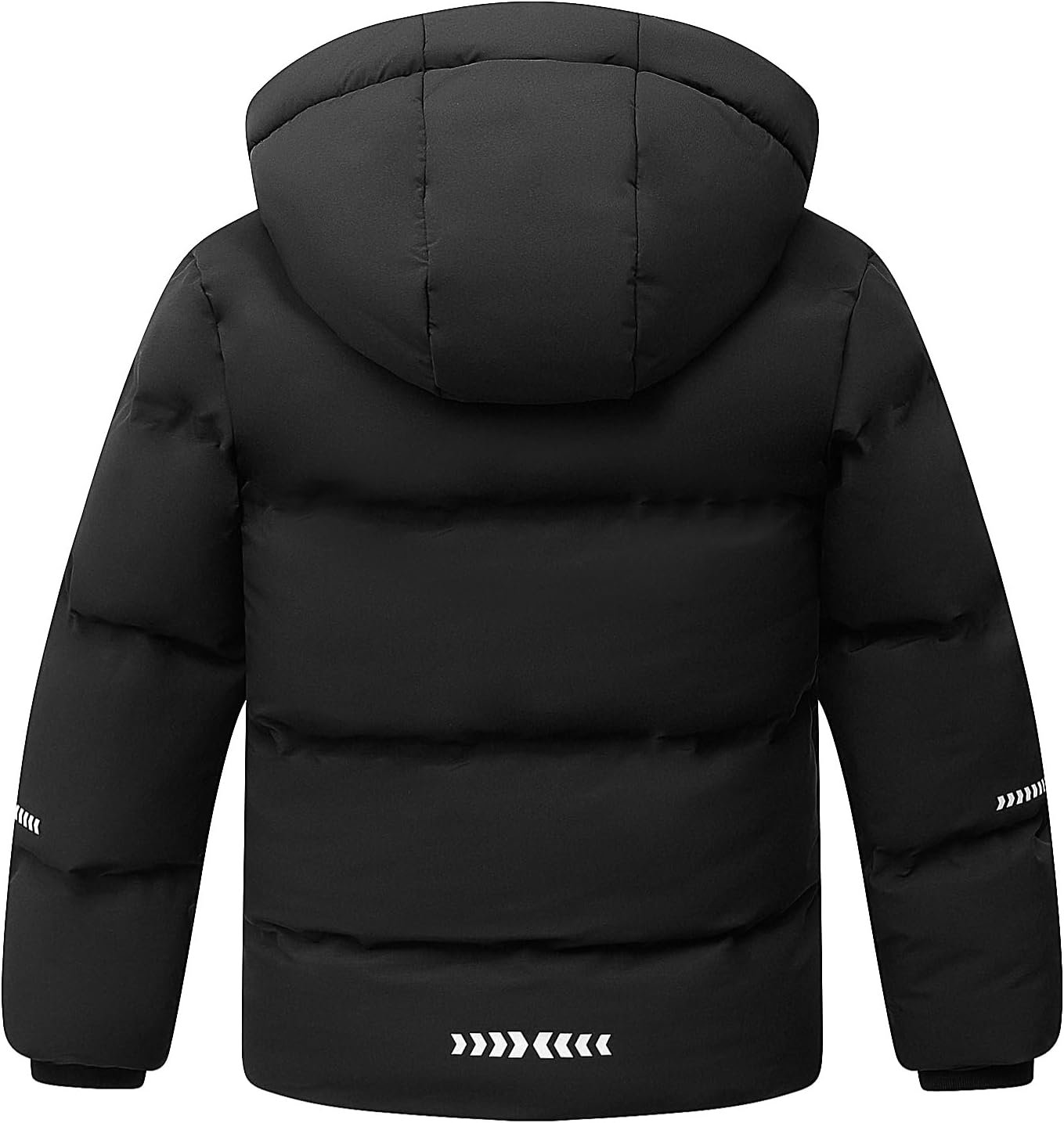 Kids Boy's Winter Coat Fleece Lined Waterproof Jacket Puffy Cotton Coat Thick Hooded Down Outdoor Coats - Image 3