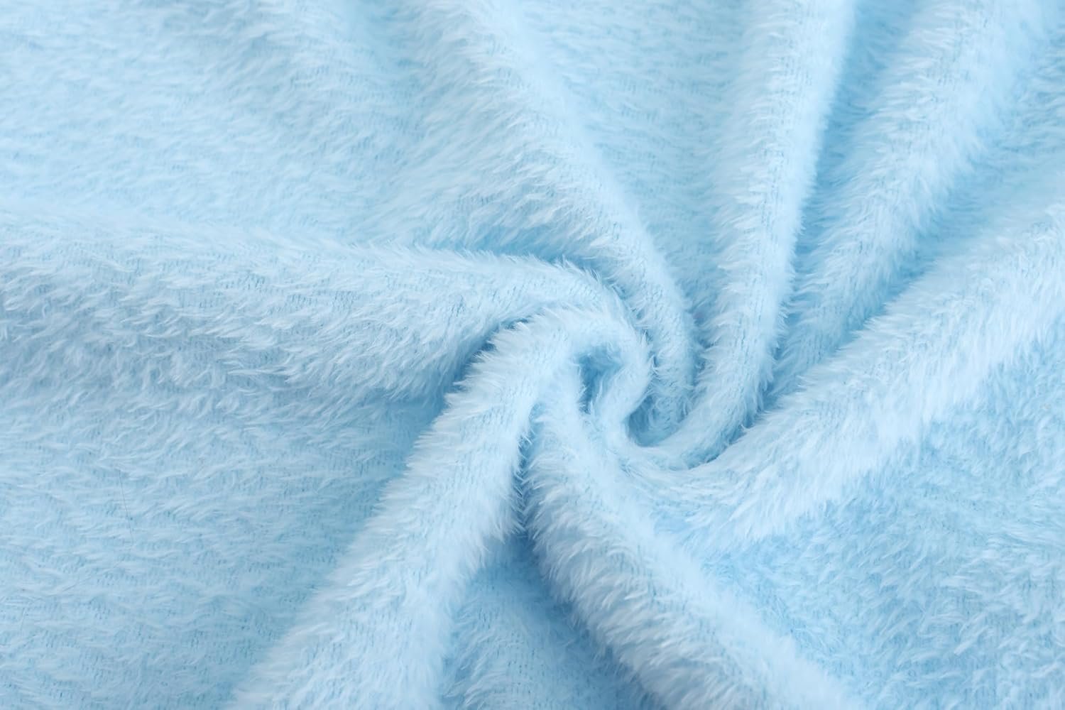 Girls Soft Fleece Robes Plush Hooded Bathrobes Sleepwear for Kids 2-16 Years - Image 7