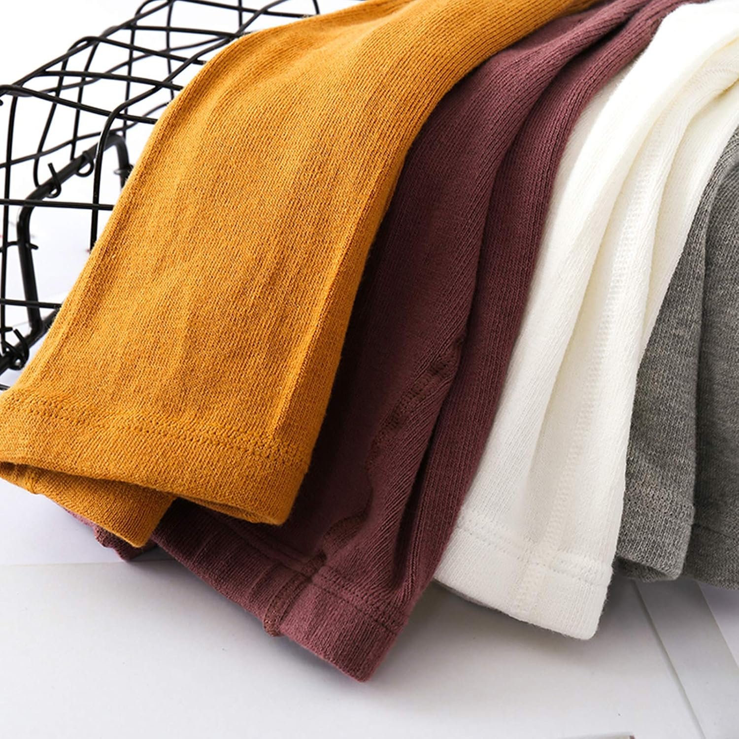 American Trends Baby Leggings Stocking Toddler Girl Socks Tights for Baby Girls Kids Winter Knitted Leggings - Image 8