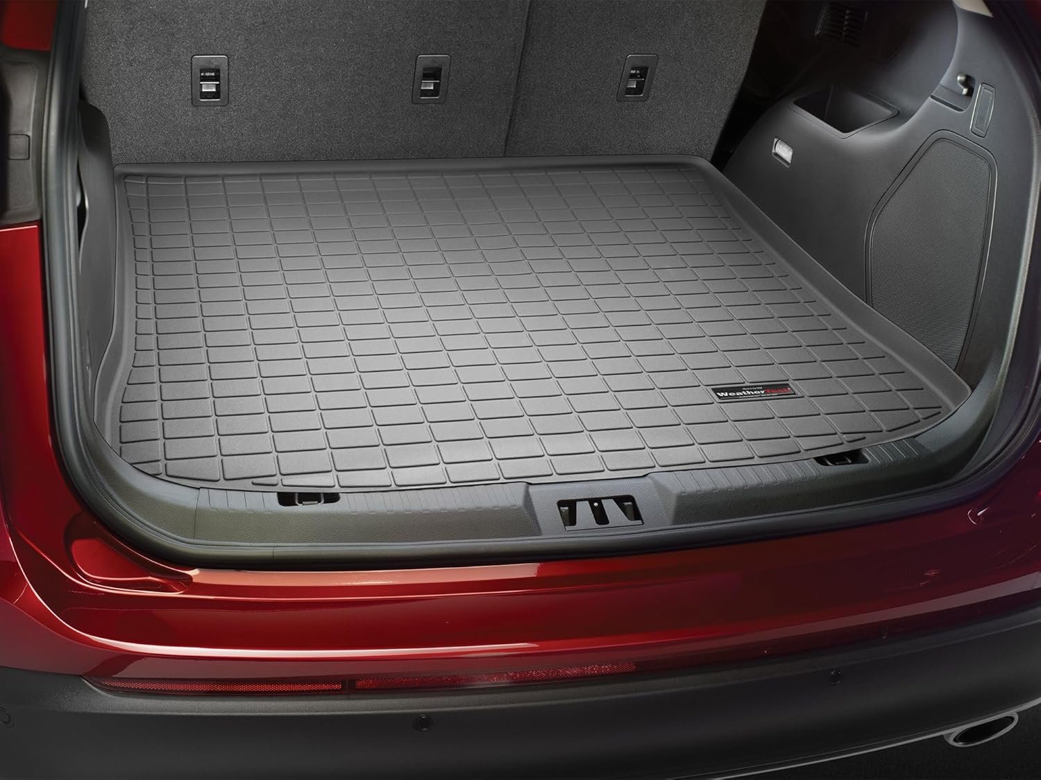 WeatherTech Cargo Trunk Liner for Ford Edge, Edge ST - Behind 2nd Row (40791) Black - Image 3