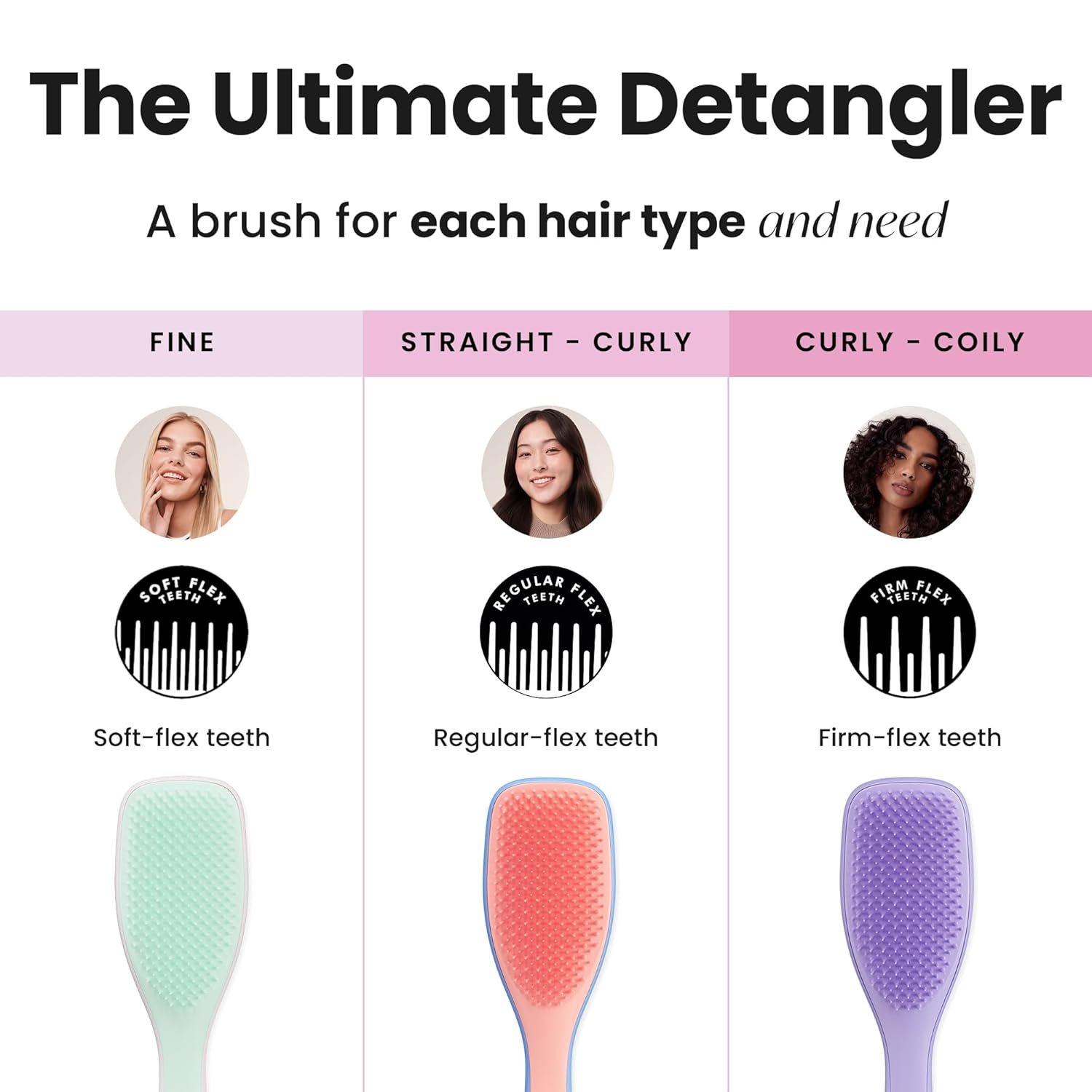 Tangle Teezer Ultimate Detangler Brush for Wet & Dry Hair, Eliminates Knots & Reduces Breakage for All Hair Types, Apricot Blaze - Image 9