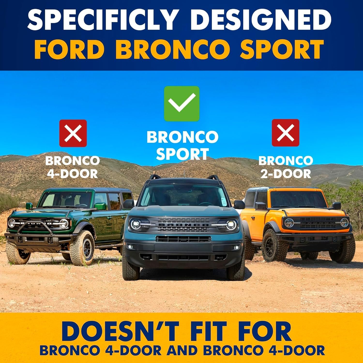 Premium Cargo Liner for Ford Bronco Sport 2021-2025 - 100% Protection - Custom Fit Car Trunk Mat - All-Season Black Cargo Mat - 3D Shaped Laser Measured Trunk Liners for Ford Bronco Sport - Image 8