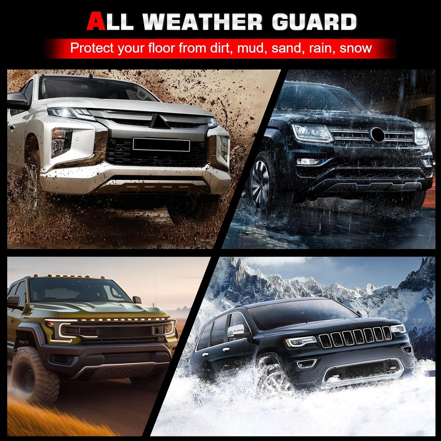 IKON MOTORSPORTS TPE Cargo Trunk Liner, Compatible with 2022-2023 Chevrolet Bolt EUV, Custom Fit All Weather Protection Heavy Duty Rear Trunk Tray Cargo Mats Protector, Black - Image 10