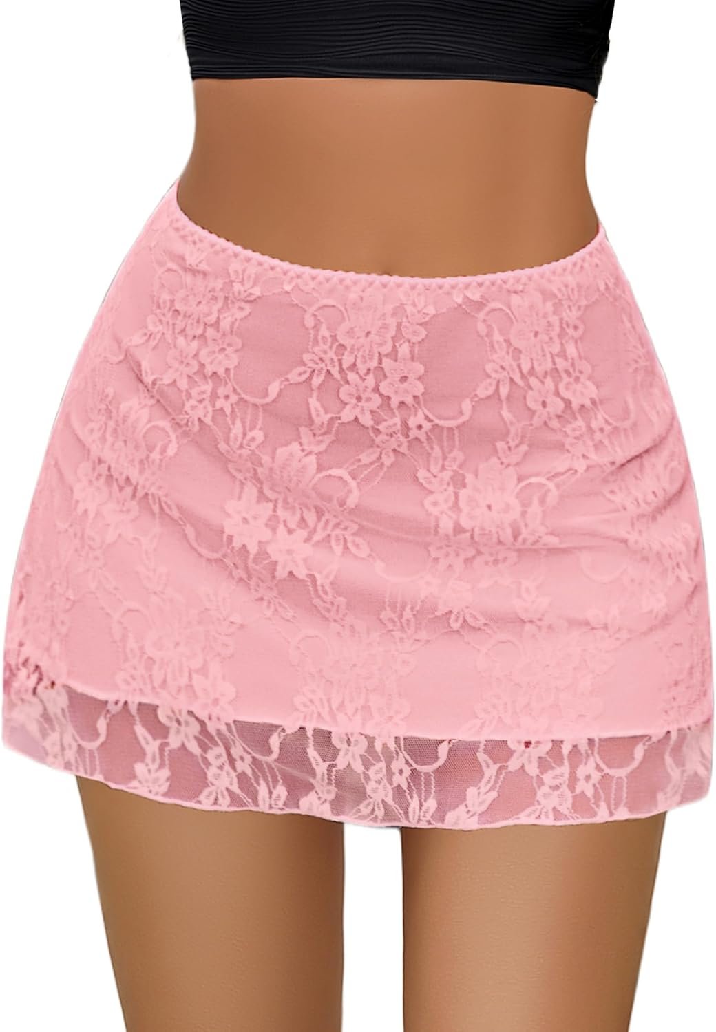 Avidlove Mini Skirt Lace Skirt for Women Sexy Half Slips Short Going Out Skirt Y2K Summer Skirts - Image 2