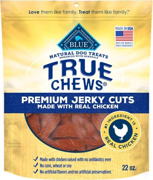 Blue Buffalo True Chews Premium Jerky Cuts Dog Treats with Natural Ingredients Chicken - Image 2
