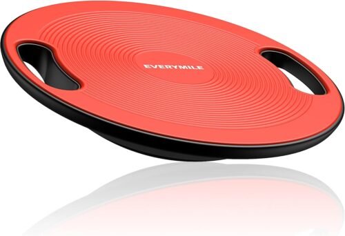 EVERYMILE Wobble Balance Board, Exercise Balance Stability Trainer Portable Balance Board with Handle for Workout Core Trainer Physical Therapy & Gym 15.7" Diameter No-Skid Surface - Image 2