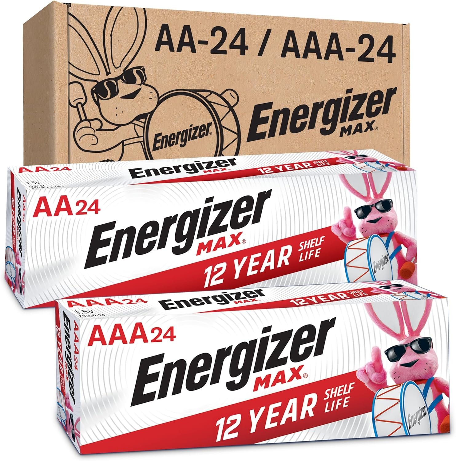 Energizer AA and AAA Batteries, 48 Count, Combo Pack Contains 24 Max Double A and 24 Max Triple A Batteries - Image 2