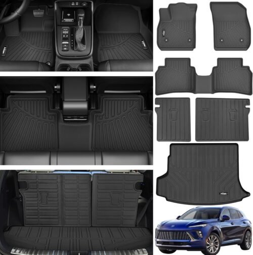 Floor Mats for 2021-2025 2026 Buick Envision with Cargo Liner All Weather TPE Protection Floor Liners Full Set with Trunk Mat for 2021 2022 2023 20242025 2026 Buick Envision Accessories - Image 2