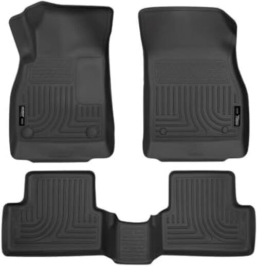 Husky Liners Weatherbeater Floor Mats | Fits 2011-2015 Chevrolet Cruze; 2016 Chevrolet Cruze Limited | Front & 2nd Row, 3-pc Black - 98161 - Image 2