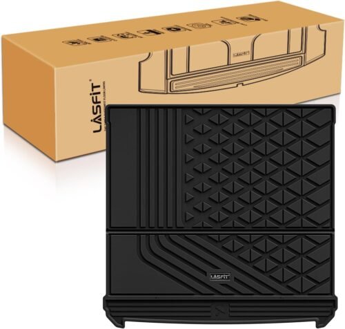 LASFIT Cargo Liner Fit for 2022-2024 2025 2026 BMW IX xDrive45 xDrive50 xDrive60 M60 M70, All Weather Protection TPE Car Trunk Mat for BMW IX Accessories, Odorless Anti-Slip, Black - Image 2