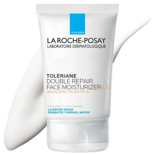 La Roche-Posay Toleriane Double Repair UV SPF Moisturizer for Face, Daily Facial Moisturizer with Sunscreen SPF 30, Niacinamide and Glycerin, Oil Free, Moisturizing Sun Protection - Image 2
