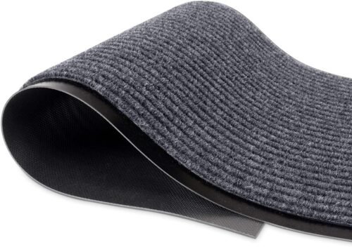 MaxMat® Extra Large Commercial Floor Mat, 3 x 5 Feet Rubber Border Heavy Duty Door Mat, Waterproof, Low-Profile, Easy to Clean, Rubber Entry Mat (Charcoal Grey) - Image 2